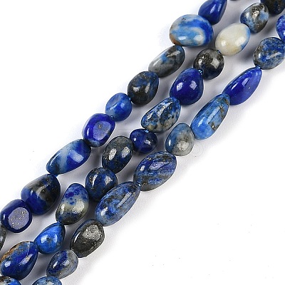 Natural Lapis Lazuli Beads Strands G-P497-01B-14-1