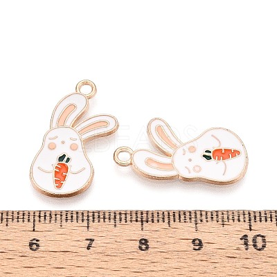 Alloy and Enamel Pendants PALLOY-T092-58-1