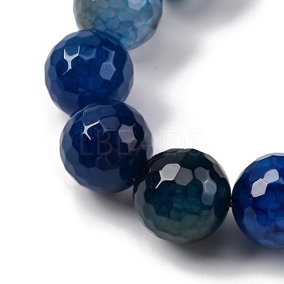 Natural Dragon Veins Agate(Dyed & Heated) Beads Strands G-K390-A06-01-1