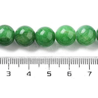 Natural Mashan Jade Round Beads Strands X-G-D263-10mm-XS13-1