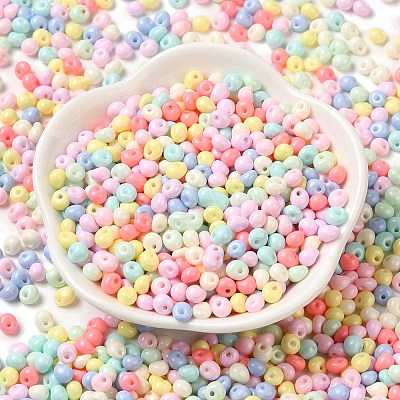 6/0 Opaque Baking Paint Glass Seed Beads X1-SEED-M012-02A-36-1