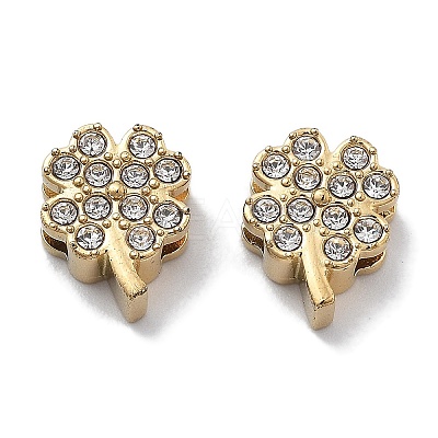 PVD Vacuum Plating 304 Stainless Steel Crystal Rhinestone Beads SATS-R130-02G-01-1
