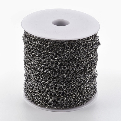 Brass Twisted Chains CHC-Q001-5x4mm-B-1