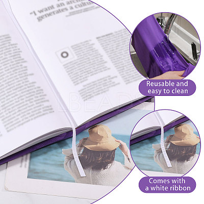 Polyester Book Cover OFST-WH0004-144F-1