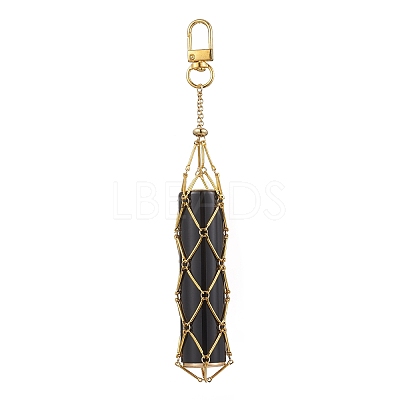 304 Stainless Steel Pouch Empty Stone Holder Pendant Decoration SA-CJC5C8-G-1
