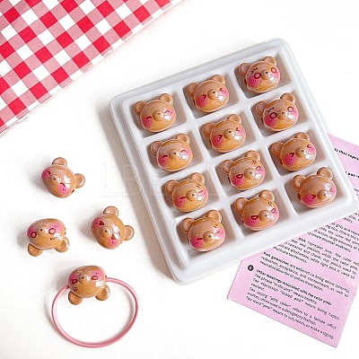 Opaque Printed Acrylic Beads OACR-N137-23-1