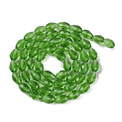 Transparent Glass Beads Strands EGLA-N013-T10mm-D14-1
