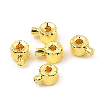 Brass Crimp Beads KK-Z030-17B-G-1