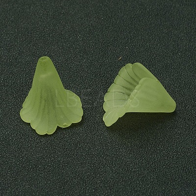 Transparent Acrylic Bead Caps X-PL551-C18-1