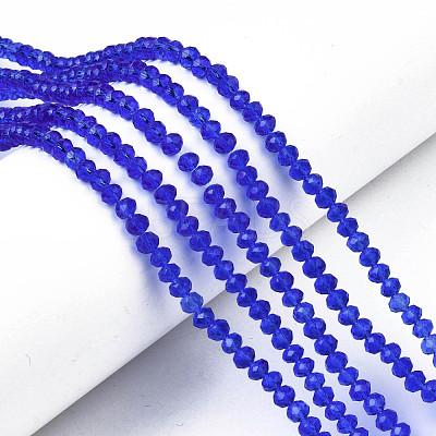 Glass Beads Strands EGLA-A034-T4mm-D31-1