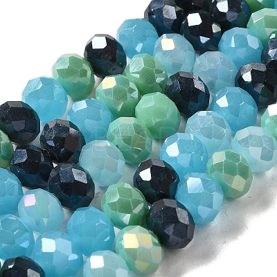 Glass Beads Strands EGLA-A034-M10mm-58-1