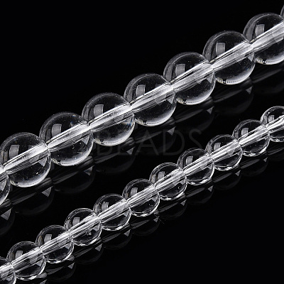 Transparent Glass Beads Strands X-GLAA-T032-T6mm-13-1