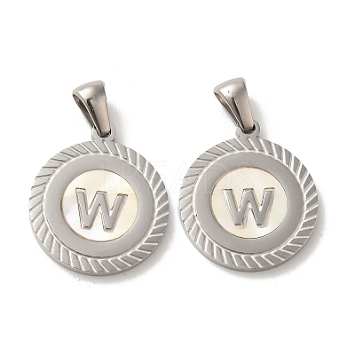 304 Stainless Steel Pendants STAS-I204-W-P-1