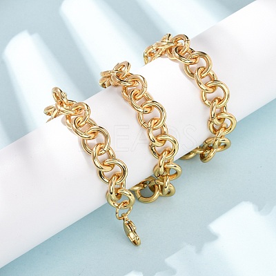 11.5MM 304 Stainless Steel Ring Link Chain Necklaces SA-CBA4160-19G-1