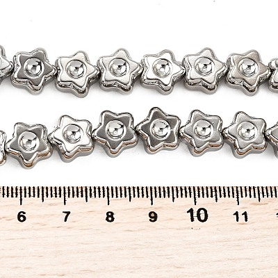 Electroplate Glass Beads Strands EGLA-V001-02I-1