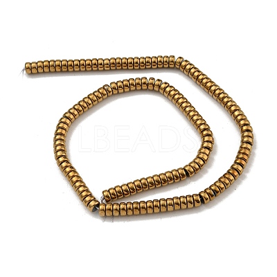 Electroplated Synthetic Non-magnetic Hematite Beads Strands G-K361-A04-03-1