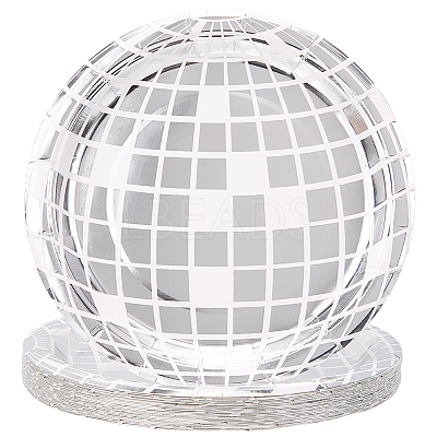 Paper Disco Party Dish AJEW-WH20011-57A-01-1