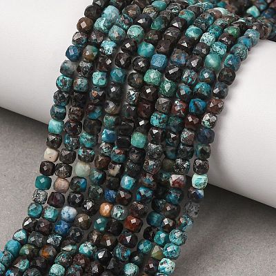 Natural Chrysocolla Beads Strands GG-CBA9631-B04-04-1