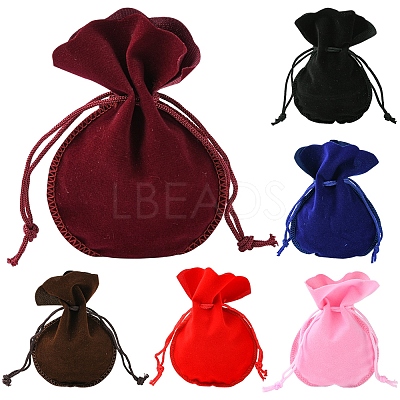 30Pcs 6 Colors Velvet Bags TP-FS0001-03B-1