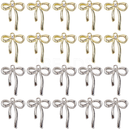 40Pcs 2 Colors Alloy Pendants FIND-SC0011-55-1