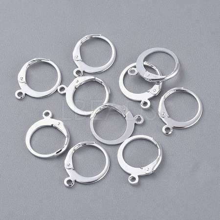 304 Stainless Steel Leverback Earring Findings STAS-K210-29S-1