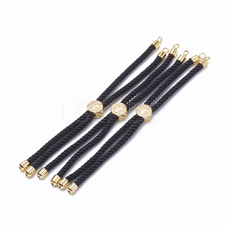 Nylon Twisted Cord Bracelet Making MAK-T003-01G-1