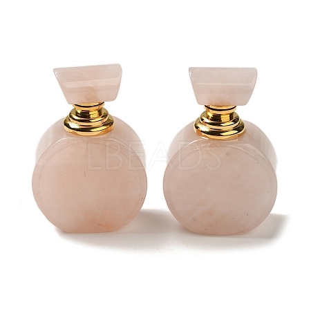 Natural Rose Quartz Dropper Perfume Bottles DJEW-H010-04G-02-1