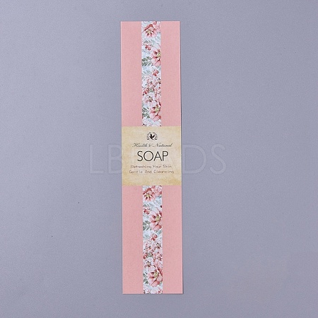 Handmade Soap Cardboard Display Cards AJEW-WH0109-39C-1