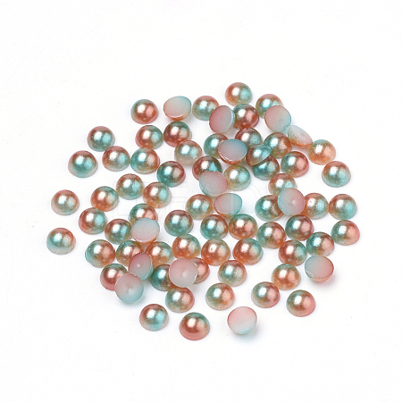 Imitation Pearl Acrylic Cabochons OACR-R063-3mm-09-1