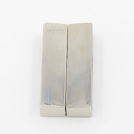 Zinc Alloy Magnetic Clasps for Bracelet Making PALLOY-K071-10P-FF-1