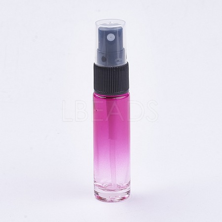 10ml Glass Gradient Color Refillable Spray Bottles MRMJ-WH0011-C08-10ml-1