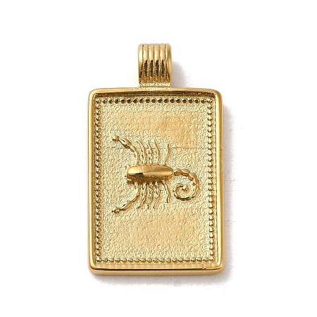 304 Stainless Steel Pendants STAS-L022-306G-12-1
