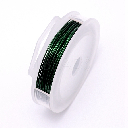Round Copper Craft Wire CWIR-WH0001-0.5mm-13-1