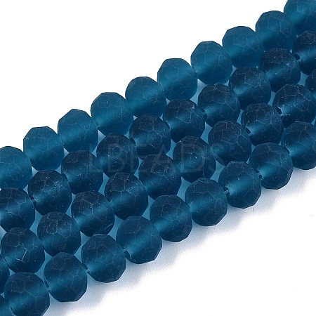 Transparent Glass Beads Strands X-EGLA-A044-T8mm-MD27-1
