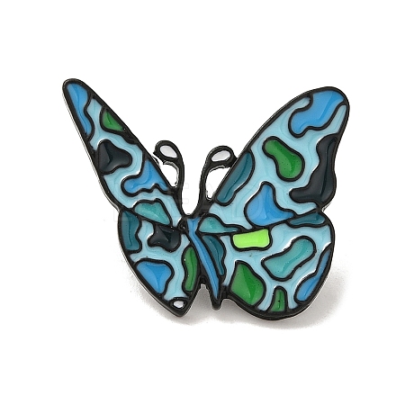 Butterfly Black Aolly Brooches JEWB-U004-06EB-09-1