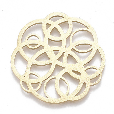 Aluminium Filigree Joiners Links ALUM-T001-122G-1