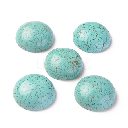 Natural Howlite Cabochons TURQ-L031-033G-03-1