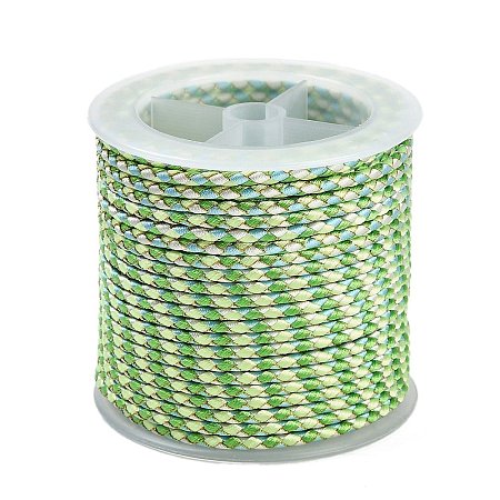 11M Polyester Braided Cord with Cotton Core & Metallic Thread OCOR-Z006-01-17-1