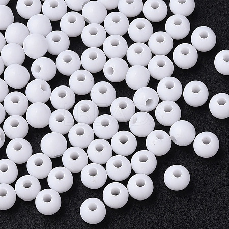 Opaque Acrylic Beads LS-X-MACR-S370-C6mm-01-1