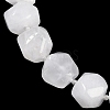 Natural Quartz Crystal Nuggets Beaded Necklaces for Women Men NJEW-K388-01D-2