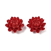 Dyed Synthetic Coral Carved Beads CORA-Z001-01B-1