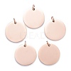 Ion Plating(IP) 304 Stainless Steel Pendants STAS-I311-32G-RG-2