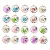 Brass Glass Pendants GL-CBA591C-01G-1