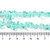Spray Painted Transparent Glass Beads Strands X-GLAA-P060-01A-08-4