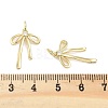 Rack Plating Brass Clear Cubic Zirconia Pendants X-KK-M293-16G-01-2