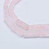 Natural Rose Quartz Beads Strands G-F631-E11-3