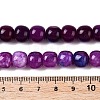 Dyed Natural White Jade Beads Strands G-T138-D26-5