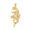 Ocean Brass Micro Pave Cubic Zirconia Pendants KK-K411-04A-G-1