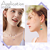 16Pcs 4 Colors Glass Pendants GLAA-GA0001-32-6
