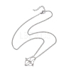 3Pcs 3 Sizes Stainless Steel Macrame Pouch Empty Stone Holder for Necklace Makings NJEW-JN04823-4